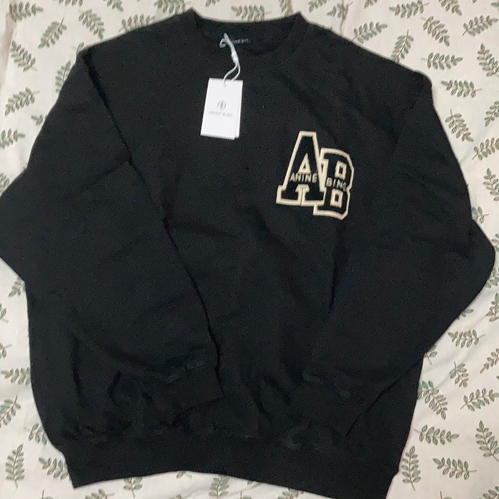 Women’s Anine Black Crewneck sweatershirt size Small